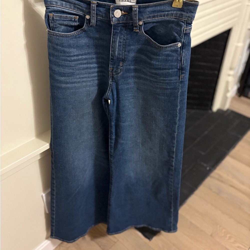 Frame Denim Extra Wide Leg Ankle Jeans